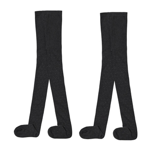 米图莫代尔波点连裤袜女加绒带脚型直角跟不勒脚加长打底袜春秋季