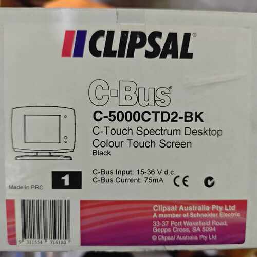 议价CLIPSAL C-Bus显示屏C-5000CTD2-B