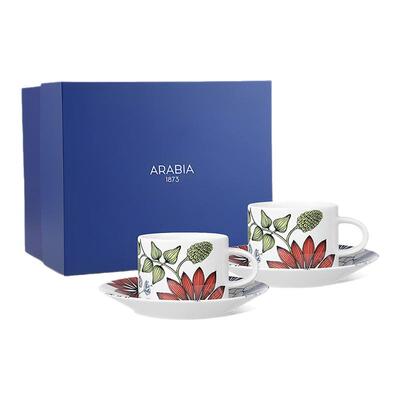 芬兰arabia夏之魅陶瓷马克杯