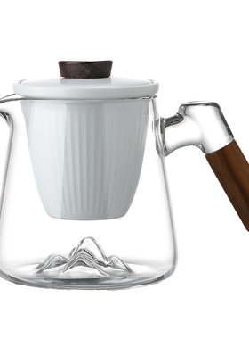 玻璃茶壶家用茶具煮茶器泡茶陶瓷内胆茶水分离高档单壶女颜值新款