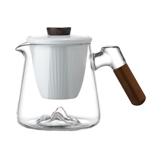 玻璃茶壶家用茶具煮茶器泡茶陶瓷内胆茶水分离高档单壶女颜值新款