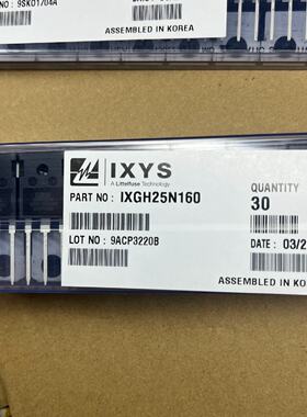 询价-管IXYS IGBT大功率场效应管 IXGH25N1
