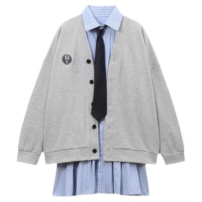 春秋棒球服薄款卫衣开衫外套