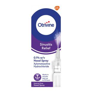 Otrivine鼻窦炎洗鼻剂3*10ml鼻塞通鼻花粉过敏鼻窦炎