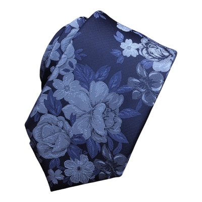 男士手打花纹高级感西服领带