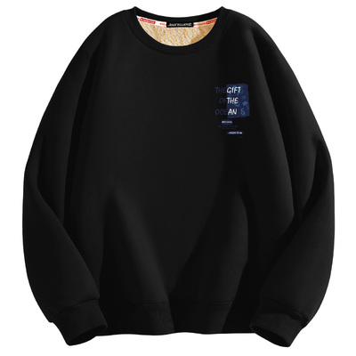 真维斯加绒卫衣男款加厚冬季上衣