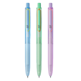 点石制笔时空舱100分定制中性笔热敏可擦按动静音晶蓝黑色替芯大容量魔力摩易擦小学生专用复写笔DS-0184