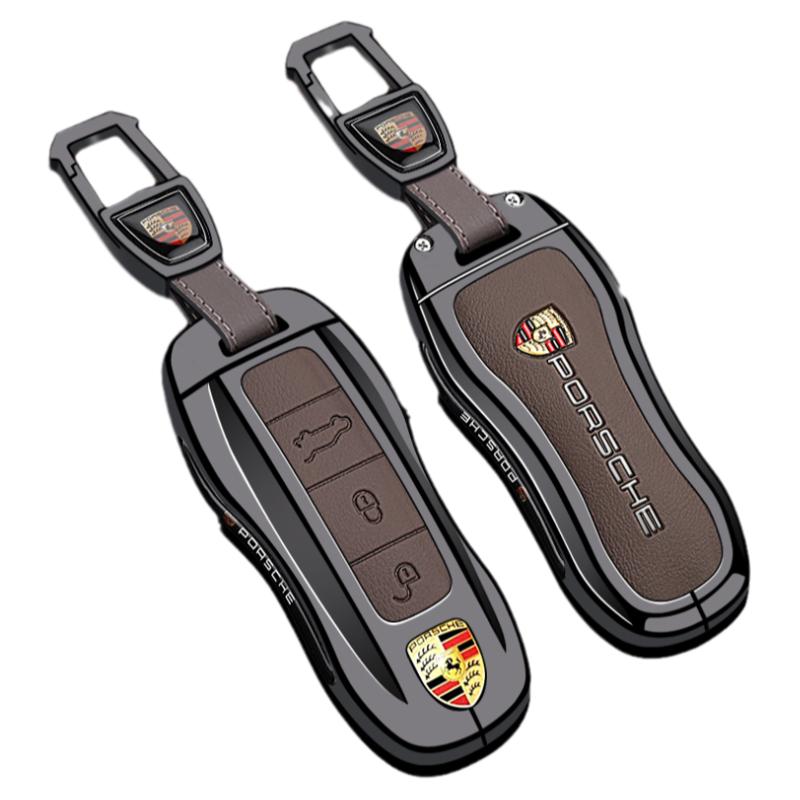 保时捷钥匙壳卡宴2025款911帕拉梅拉macan玛卡718帕美钥匙套扣包