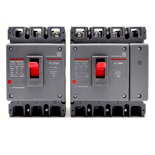 德力西电气塑壳断路器CDM3S空气开关2P125A160A200A250A家用电闸