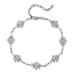 Snowflake Bracelet雪花手链嘻哈满钻锆石手饰潮酷男个性欧美风