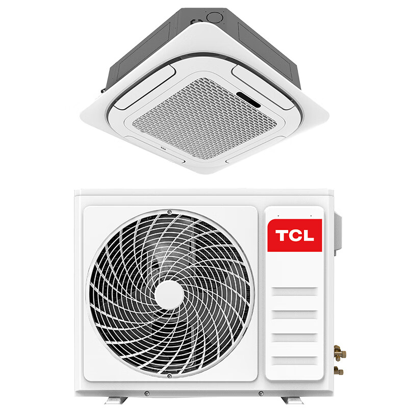 TCL天花机3p5匹中央空调嵌入式一级单天井冷暖定变频吊顶商用工程