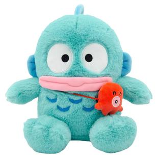 正版三丽鸥公仔半鱼人汉顿挂件钥匙扣丑鱼毛绒玩具卡通可爱玩偶女