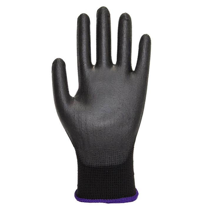 24副】QS防护pu劳保手套轻便灵活电子厂工业物流维修专配透气舒适