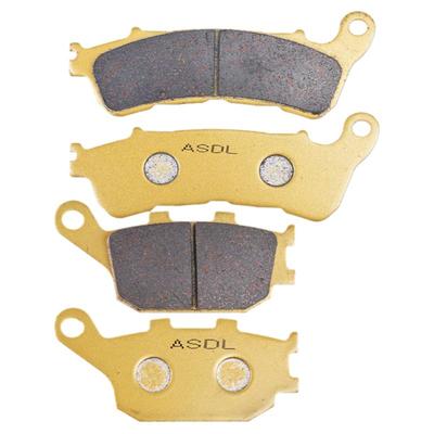 适用本田NX500 FX650 CB500VW CBF500铜基刹车片碟刹片前后刹车皮