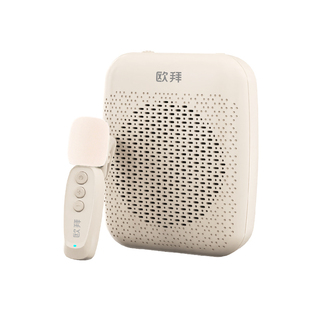 欧拜D10无线领夹式小蜜蜂扩音器教师专用上课讲麦克风喇叭大音量