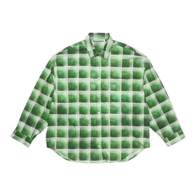 ACNE STUDIOS 潮流都市男士格子长袖衬衫银泰百货 301574