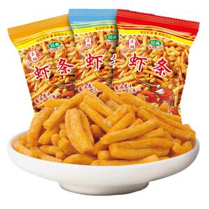 蟹黄味香虾味童年虾条经典追剧解馋膨化包邮食品记忆怀旧好吃