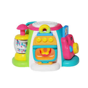 澳贝忙碌六面体婴儿玩具益智早教多面体游戏桌8月儿童宝宝百宝箱