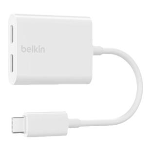 Belkin贝尔金USB-C转3.5充电手机Type-C耳机音频转换器ipad转接头