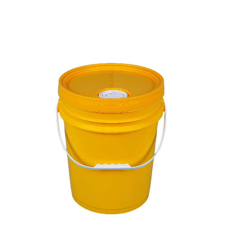 加厚塑料桶胶桶涂料桶油漆化工18L20L水桶25公斤带盖密封圆桶白色