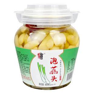 虎将泡藠头800g罐装泡菜四川特色泡菜酸甜开味咸菜下饭菜咸菜调味