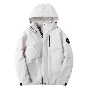 啄木鸟秋冬季户外冲锋棉衣男女款棉服外套一体工装防风防水登山服