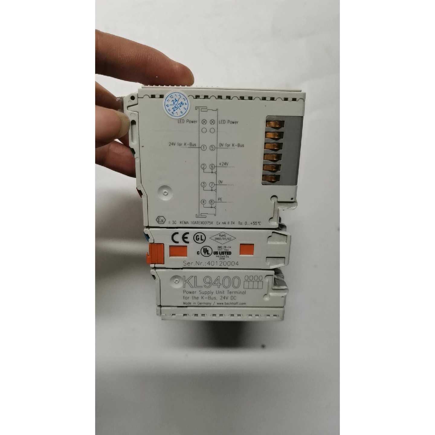 议价-倍福KL9400电源端子模块,德国,24V DC供电
