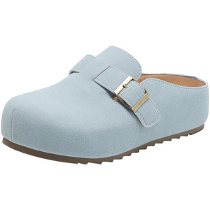 大东女鞋勃肯鞋2026春季新款复古软底舒适女单鞋透气时尚半拖鞋女