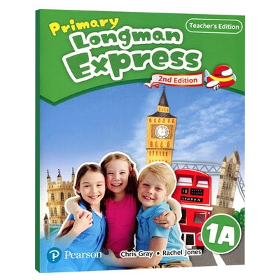 培生香港朗文PLE小学英语教材 一年级上学期教师用书 Primary Longman Express TBG 1A 英文原版 少儿英语外国语学校专用教材