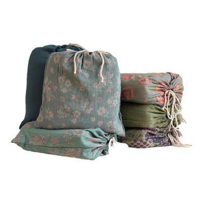 如奕A类全棉双层纱隔脏睡袋酒店出差旅行必备神器纯棉床单被套罩