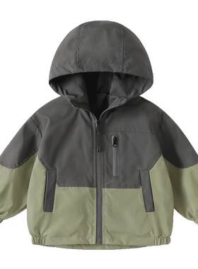 男童工装服外套春装春秋