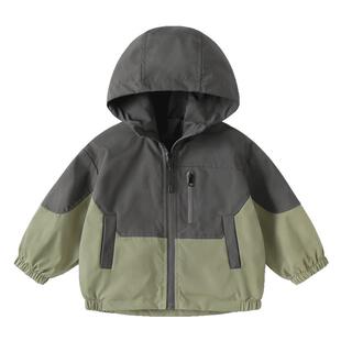 右欧男童女童工装服外套百搭春秋装童装洋气时髦儿童宝宝春季上衣
