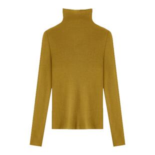 RUISHI芮时“强烈推荐!多领型可选” 100羊毛无缝百搭打底衫