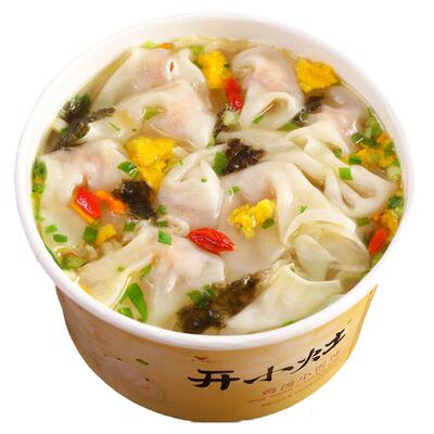 统一开小灶整箱鸡汤小馄饨夜宵