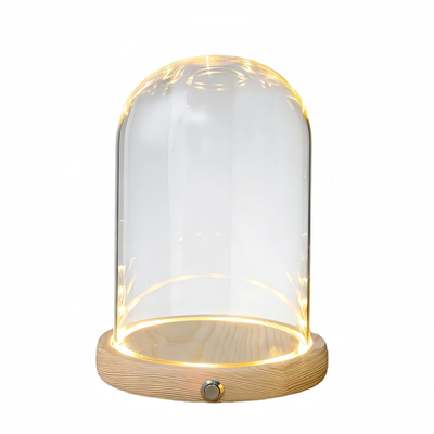 侧面开关LED发光透明防尘玻璃罩