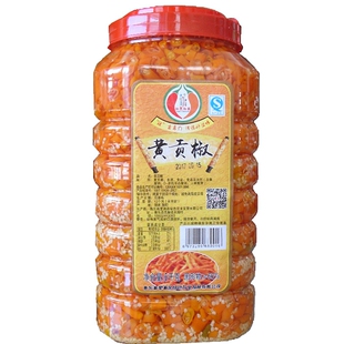 大桶剁辣椒衡东三樟黄辣椒黄贡椒湖南剁椒鱼头调料品10斤1瓶包邮