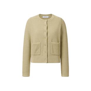 [长安运动会系列]VGRASS棉感桂花针针织衫秋新款休闲宽松上衣