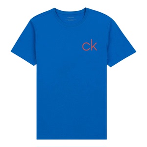 CK字母印花舒适纯棉圆领短袖T恤