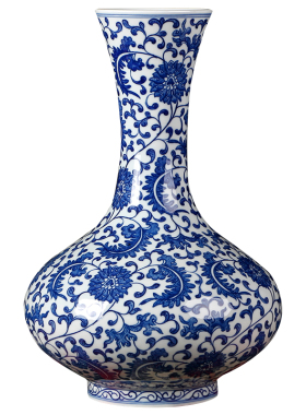 景德镇新中式风手绘博古架瓷器