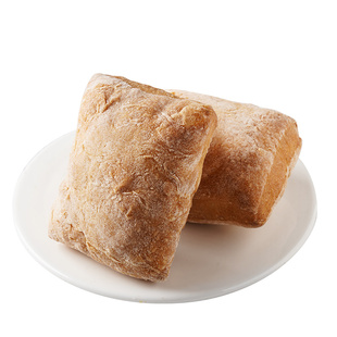 全麦恰巴塔早餐手作面包低轻脂卡无添蔗糖健身速食品代餐饱腹主食