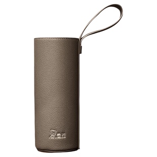 希诺PU皮套玻璃杯防烫杯套单层双层钛杯保温杯套水杯保护套便携