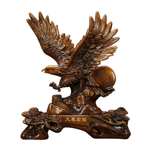 大展宏图老鹰摆件公司商务礼品办公桌书房装饰品开业乔迁礼品摆件