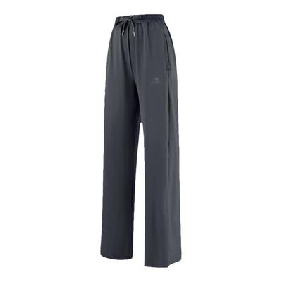 骆驼速干冰丝阔腿裤女原纱防晒裤