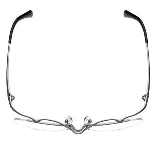 超轻纯钛方形眼镜框架男款日本松岛商务半框近视光学眼睛可配度数