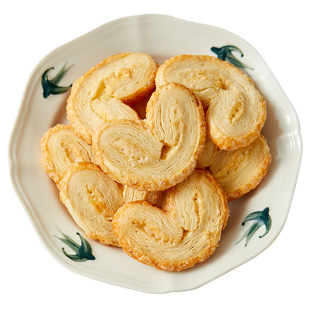 好吃暴击！蝴蝶酥千层酥饼干老字号特产糕点下午茶休闲零食上海味