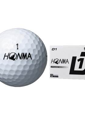 日本直邮Honma Golf 日本本间 D1 高尔夫球 3 打装 (36 颗) 2024