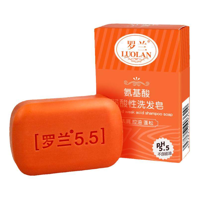 罗兰无硅油无碱弱酸性控油洗发皂