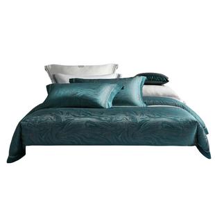 水星家纺丝绵提花四件套蚕丝轻奢套件家用床单被套高端床上用品