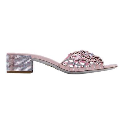 【春夏新品】RENE CAOVILLA EDEN系列水钻女士粗跟凉鞋