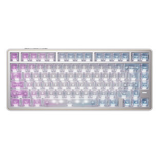 VGN霓虹超竞版磁轴键盘75配列电竞客制化Gasket热插拔RGB无畏契约